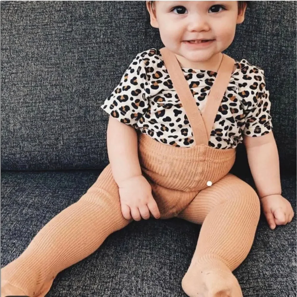 Kocakid Cream Suspender Tights for Baby - 6-12 Months